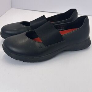 Shoes For Crews Women Black Mary Jane Slip Resistant Work Shoes 37199 Size 7